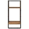 vidaXL Set rafturi de perete cu raft 6 pcs Lemn Vechi 100 x 25 x 30 cm
