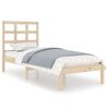 vidaXL Cadru de pat single, 90x190 cm, lemn masiv