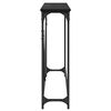 vidaXL Masă de consolă Stejar Negru 102 x 23 x 75 cm Lemn compozit