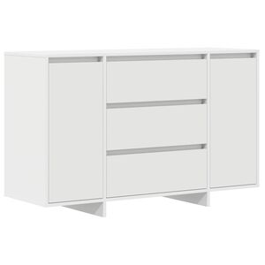 vidaXL Bufet cu sertar Alb 120 x 41 x 75 cm Lemn compozit