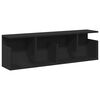 vidaXL Dulap de perete, negru, 100x20x30 cm, lemn prelucrat
