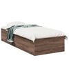 vidaXL Cadru pat fără saltea, stejar maro 75x190 cm lemn prelucrat