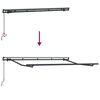 vidaXL Cortina Retractabilă Roșu 350 x 200 cm țesătură