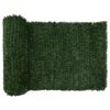 vidaXL Gard Artificial Verde &icirc;nchis 1 x 3 m PVC și Oțel