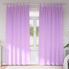 vidaXL Perdele Opaque cu Inel 2 pcs Violet 225 x 140 cm Poliester