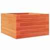vidaXL Jardinieră de grădină, maro ceruit, 40x40x23 cm, lemn masiv pin
