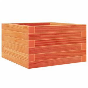 vidaXL Jardinieră de grădină, maro ceruit, 40x40x23 cm, lemn masiv pin