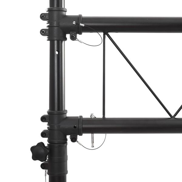 vidaXL Sistem portabil de iluminat tip grindă, cu 2 trepiede, 3 m