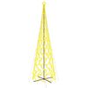 vidaXL Brad de Crăciun conic, 3000 LED-uri, alb cald, 230x800 cm