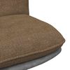 vidaXL Scaun de birou pivotant, gri taupe, material textil
