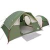 vidaXL Cort de camping pentru 5 persoane, verde, impermeabil