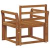 vidaXL Canapea de exterior Lemn Solid de Acacia natural