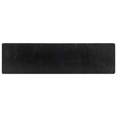 vidaXL Chiuvetă, negru, 45 x 30 x 12 cm, marmură