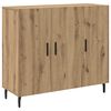 vidaXL Bufet Stejar Artizanal 90 x 34 x 80 cm Lemn compozit