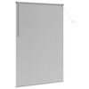 vidaXL Jaluzele venetiene cu perdele Argintiu 220 x 140 cm Aluminiu