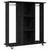 vidaXL Dulap cu raft Stejar Negru 102 x 38 x 110 cm Lemn prelucrat