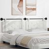 vidaXL Cap de pat suspendat Alb 210 x 55 x 5 cm Piele artificială