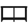 vidaXL Banc de lucru, negru, 140x50x80 cm, lemn masiv pin