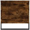 vidaXL Măsuță de cafea, stejar fumuriu, 90x44,5x45 cm, lemn compozit