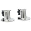 vidaXL Baza rotundă tub barcă Bimini, 26 mm, 2 buc., oțel inoxidabil