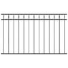 vidaXL Element de gard ASSEN 170 x 80 cm Oțel Gri