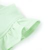 Tricou pentru copii cu m&acirc;neci cu volane, verde deschis, 104