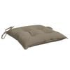 vidaXL Perne de scaun, 4 buc., gri taupe, 40x40x7 cm, textil oxford