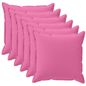 vidaXL Pernă 6 buc. HOUTEN Roz 30 x 30 cm Poliester
