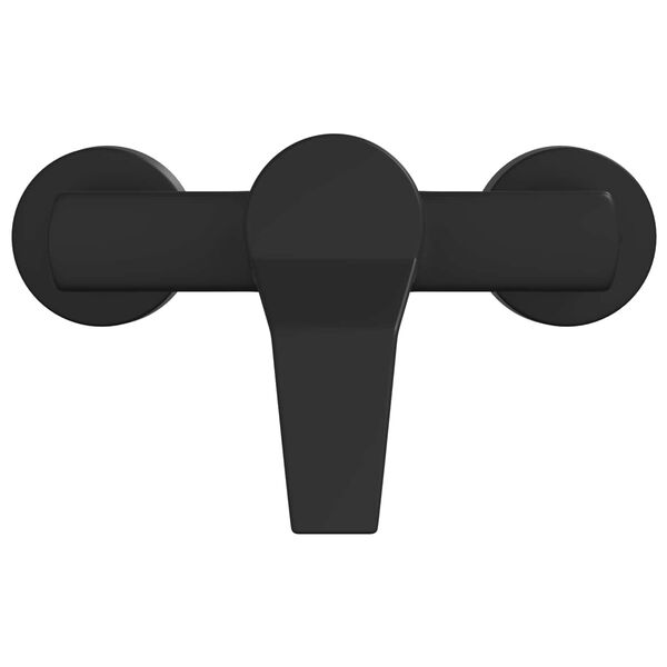 vidaXL Robinet mixer pentru duș Negru G 1 / 2 inci Alamă