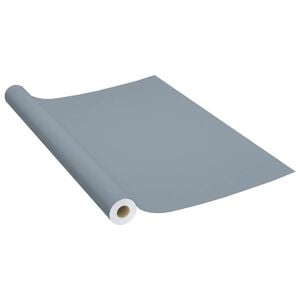 vidaXL Folie de mobilier autoadezivă, gri, 500 x 90 cm, PVC