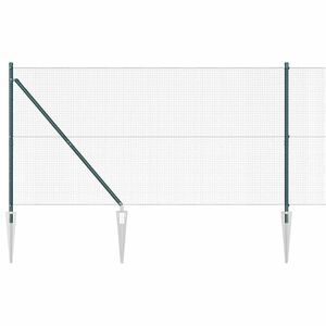 vidaXL Gard de s&acirc;rmă sudată cu țepi 10 x 1,2 m (l x &icirc;n)