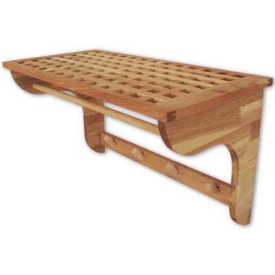vidaXL Suport prosop, lemn masiv de nuc 59,4 x 30 x 34,5 cm