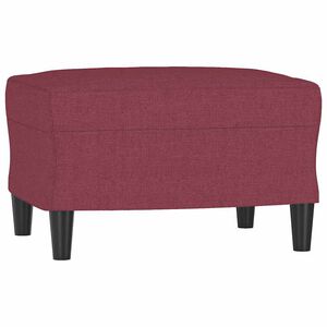 vidaXL Taburet, roșu vin, 60x50x41 cm, material textil