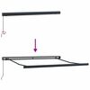 vidaXL Copertină retractabilă, antracit, 3x2,5 m, textil și aluminiu