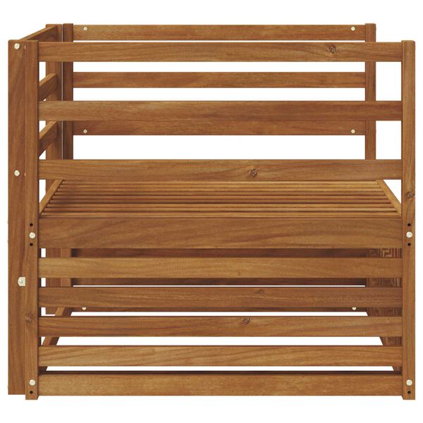 vidaXL 2 Bucată Sofa cu Brațe natural