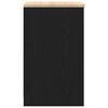vidaXL Dulap depozitare garaj negru 40x51x85 cm lemn masiv de pin