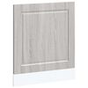 vidaXL Panou pentru mașină de spălat vase gri Sonoma 60x1,5x57 cm lemn prelucrat