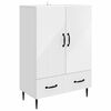vidaXL Bufet Alb 66 x 34,5 x 95 cm Lemn prelucrat