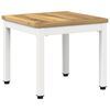 vidaXL Masă de cafea Alb 40 x 40,5 x 36 cm Lemn Solid de Acacia