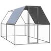 vidaXL Coteț de exterior pentru păsări, 2x4x2 m, oțel zincat