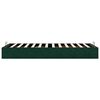 vidaXL Cadru de pat otoman fără saltea verde &icirc;nchis 100x200 cm catifea