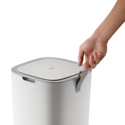EKO Coș de gunoi cu senzor smart Morandi, alb, 30 L