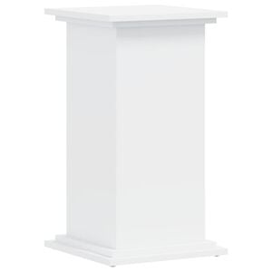 vidaXL Suport de plante, alb, 33x33x60 cm, lemn prelucrat