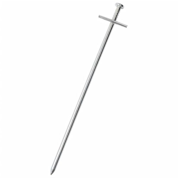 vidaXL Țăruși de cort, 24 buc., 23 cm, &Oslash;6 mm, oțel galvanizat