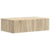 vidaXL Masă laterală montată pe perete Stejar Sonoma 59 x 34,5 x 17 cm