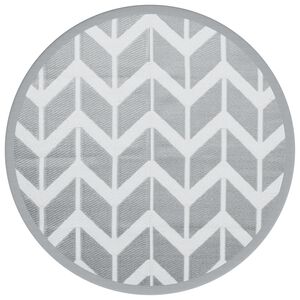 vidaXL Covor de exterior, ARAKIL gri, &Oslash;120 cm, PP
