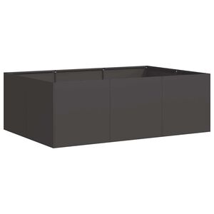 vidaXL Jardinier negru 120x80x40 cm Oțel