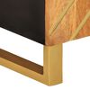 vidaXL Dulap TV maro și negru 105x33,5x46 cm lemn masiv de mango