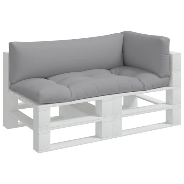 vidaXL Perne de paleți, 3 buc., gri, material textil