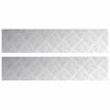 vidaXL Trepte 2 buc. 90 x 20 cm Argintiu Aluminiu Dreptunghiular